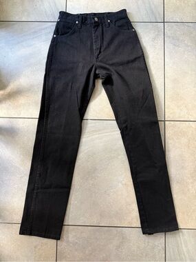 Vintage Black Wranglers Straight-Leg Jeans NWT